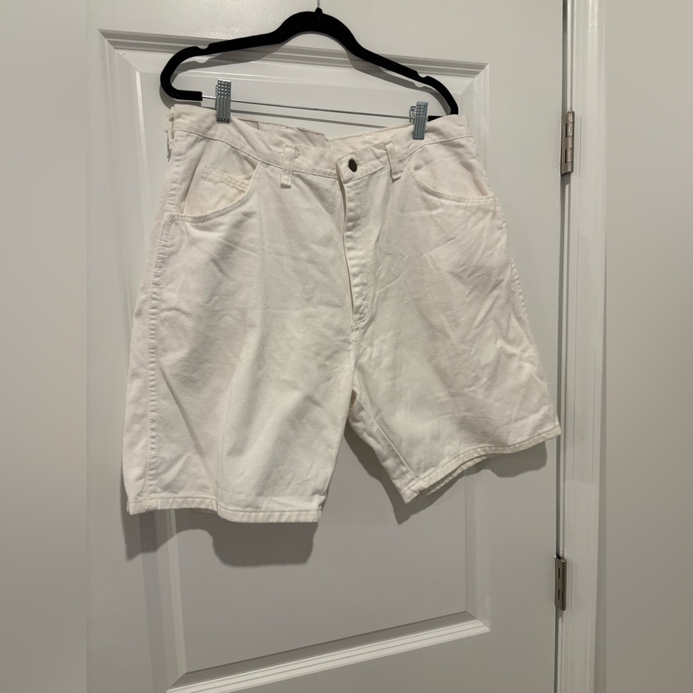 Wrangler white demin shorts